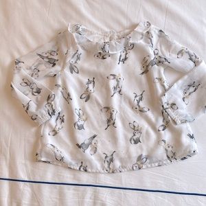 H&M Bunny Blouse